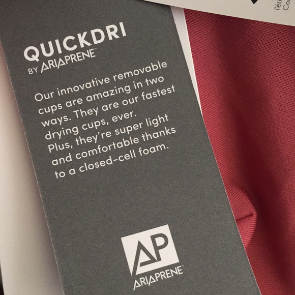 Athleta Deep Plunge Bikini Top In Shine Pink NWT - Picture 4 of 5